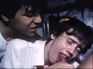 Gorgeous Oral Sex In The Jail With Two Prisoners deepthroat handjob threesome